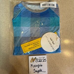 Little Sleepies Buffalo Check Cresent Zippy Newborn